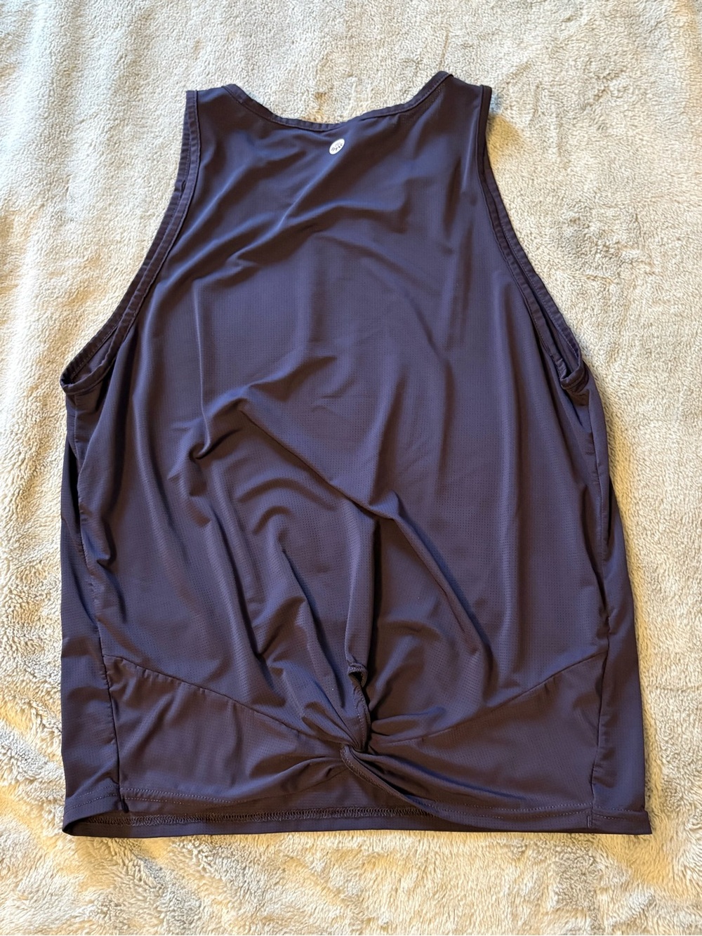 Senita Athletics Navy Knotty Tank Size Medium